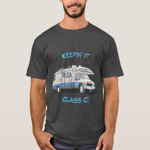Camiseta Mantendo o caneca de café da classe C Motorhome