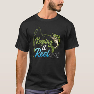 Camiseta Mantendo-O Enrolando-Se A Pescar Gif Amarrando-Se