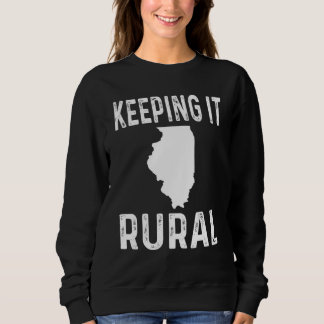 Camiseta Mantendo o Interior de Illinois Camponês Agriculto