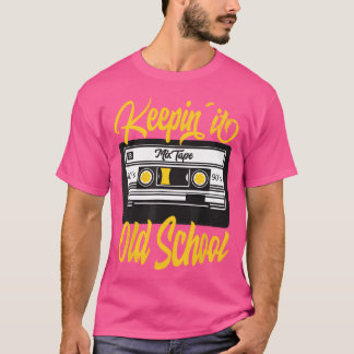 Camiseta Mantendo o Velho Retro Vintage Escola 80s 90s Cass