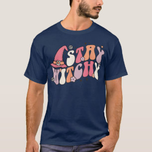 Camiseta Mantenha A Bruxa Que Trapalha O Chapéu Ou Trate O