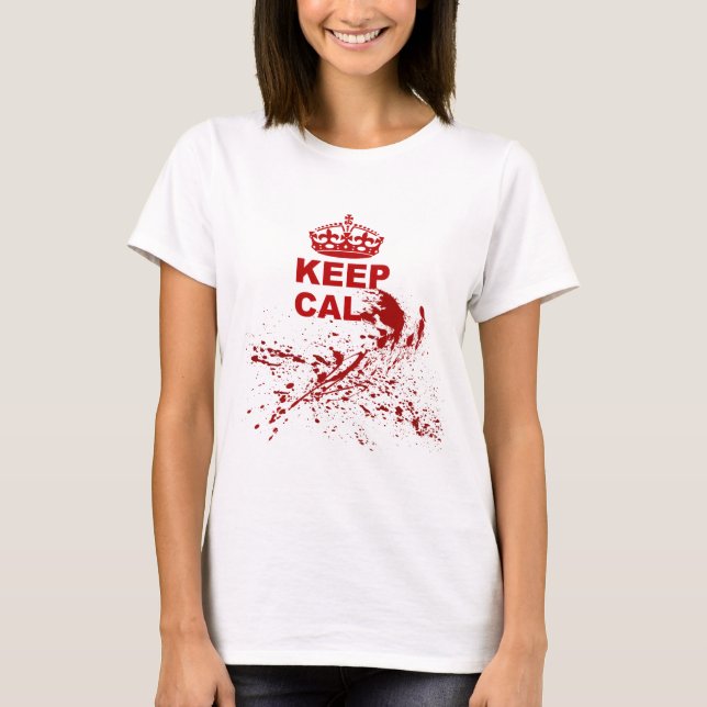 Camiseta Mantenha a Calma (Frente)