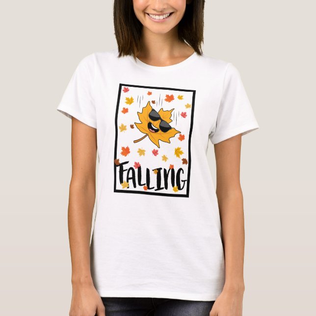 Camiseta Mantenha a Calma & Caia (Frente)