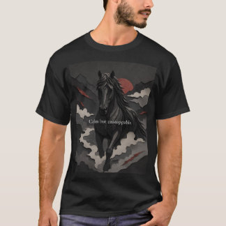 Camiseta “Mantenha a Calma. Continue Conquistando.”