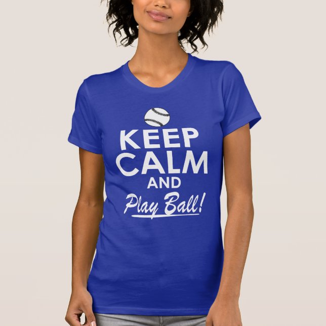 Camiseta Mantenha a calma e a bola (Frente)