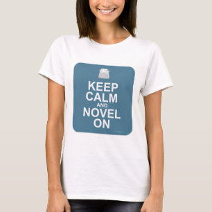 Camiseta Mantenha a calma e a novela sobre!