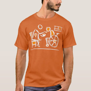 Camiseta Mantenha a calma e alimente os assistentes de enfe