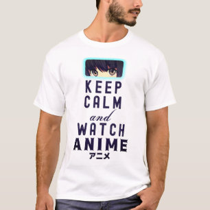 Camiseta Mantenha a Calma e Assista Animes - Amante