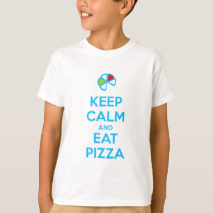 Camiseta Mantenha a Calma e Coma Pizza 1