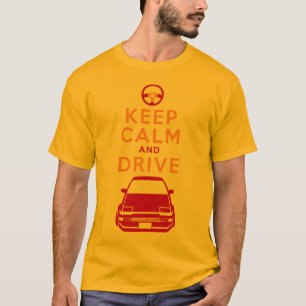 Camiseta Mantenha a calma e conduza - AE86-