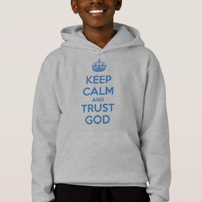 Camiseta Mantenha a Calma e Confie em Deus (Frente)