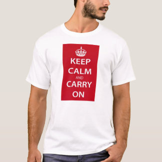 Camiseta Mantenha a Calma e Continue