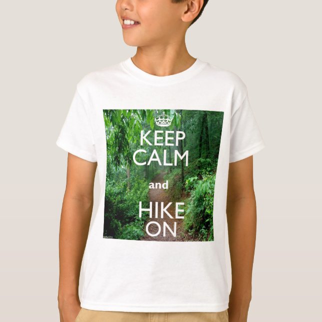 Camiseta Mantenha a Calma e Continue a Caminhada (Frente)