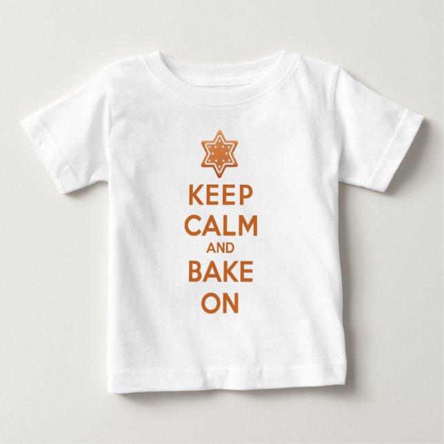 Camiseta Mantenha a calma e coza-a sobre (Frente)