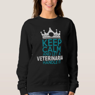 Camiseta Mantenha a calma e deixe o veterinário lidar com i