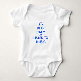 Camiseta Mantenha a calma e escute a música
