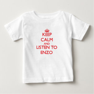 Camiseta Mantenha a calma e escute Enzo