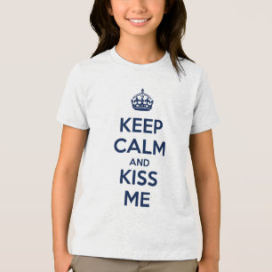 Camiseta Mantenha a Calma e Me Beije