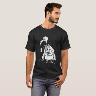 Camiseta Mantenha a calma e o cadáver