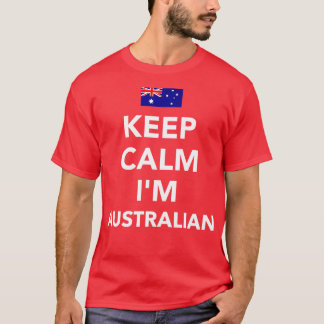 Camiseta Mantenha a calma Im australiano