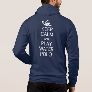 Camiseta Mantenha a Calma & Jogue Pólo Aquático nome person