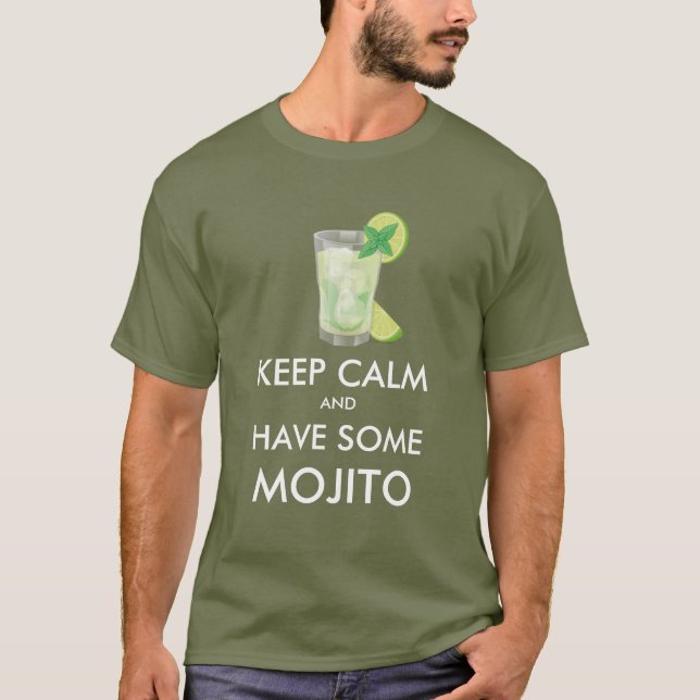 Camiseta Mantenha a Calma - Mojito (Frente)