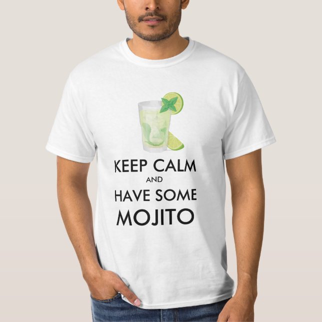 Camiseta Mantenha a Calma - Mojito (Frente)