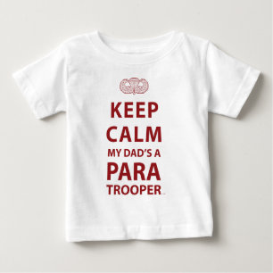 CAMISETA MANTENHA A CALMA QUE MEU PAI É UM PARAMILITAR
