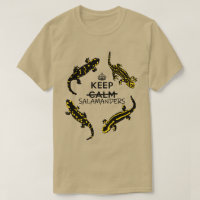 Mantenha a calma/salamandras