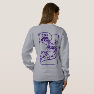 Camiseta Mantenha a Calma Seja Gentil Felino Positividade