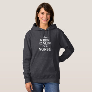 Camiseta Mantenha a Calma Sou uma Enfermeira Citação