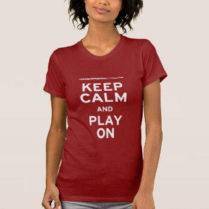 Camiseta Mantenha a flauta calma