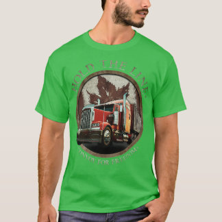 Camiseta Mantenha A Linha Caminhante Canadiano Que Protesta