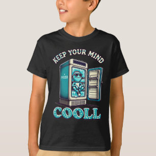 Camiseta Mantenha a mente Legal com o adesivo de cotações m