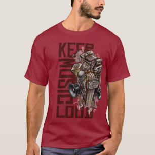 Camiseta Mantenha a música alta