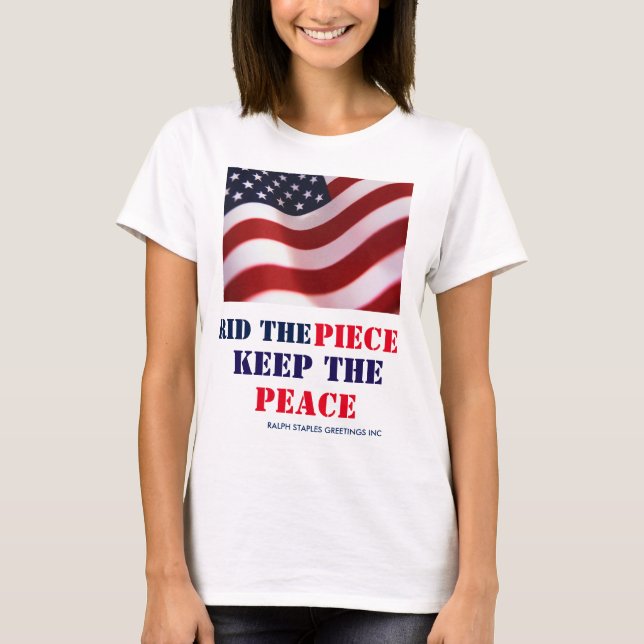 CAMISETA MANTENHA A PAZ (Frente)