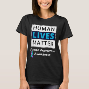 Camiseta Mantenha a prevenção suicida Conscientização da vi