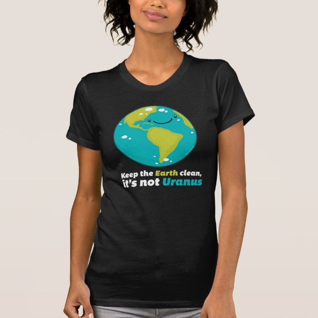 Camiseta Mantenha a terra limpa (Frente)
