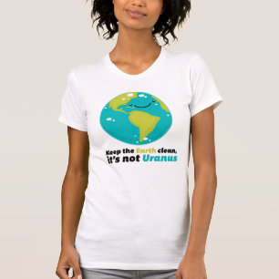Camiseta Mantenha a terra limpa