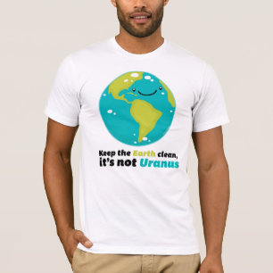Camiseta Mantenha a terra limpa
