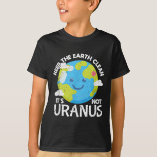 Camiseta Mantenha A Terra Limpada Não É Urano Terra Engraça