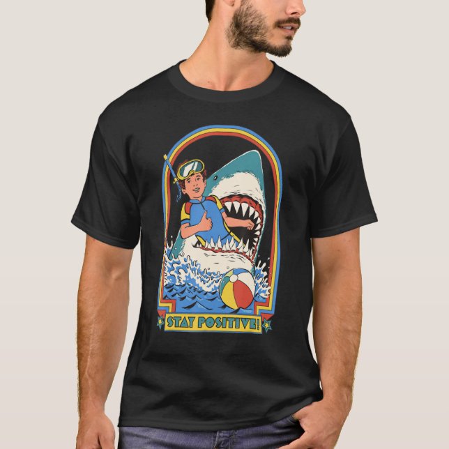 Camiseta Mantenha as ilustrações positivas (Frente)