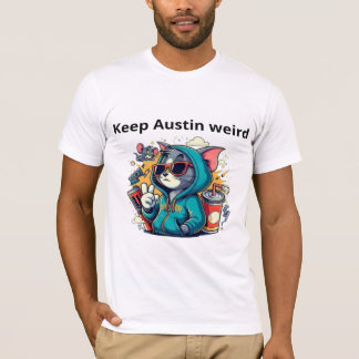 Camiseta Mantenha Austin estranho