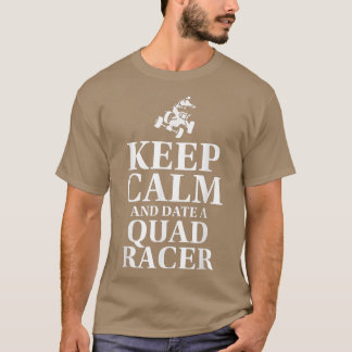 Camiseta Mantenha Calma E Encontre Um Cavaleiro De Quad Rac