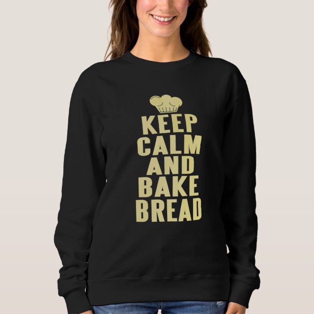 Camiseta Mantenha Calma E Faça Pão   Presente (Frente)
