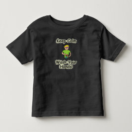 Camiseta Mantenha Calma Lave Suas Mãos