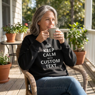Camiseta Mantenha Calma Modelo de Cotação Personalizada