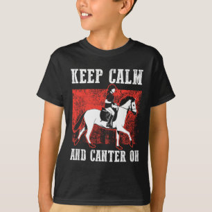 Camiseta Mantenha Calmo E Cantor No Presente De Povoados Es