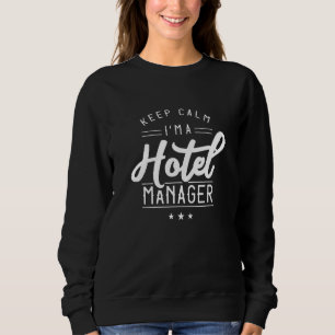 Camiseta Mantenha Calmo Im Um Diretor De Gerenciamento Do H
