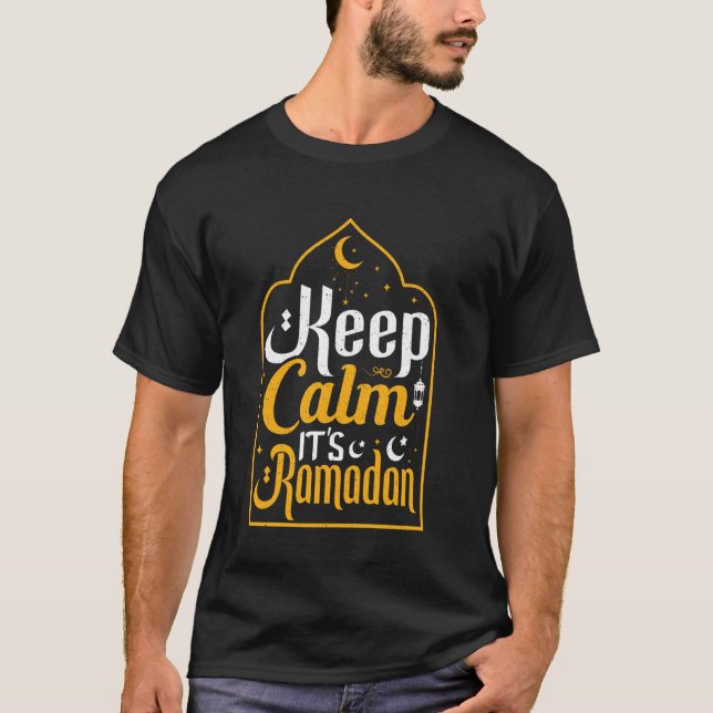Camiseta Mantenha Calmo Seu Ramadã (Frente)